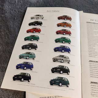 Catálogo Peugeot 106 1996