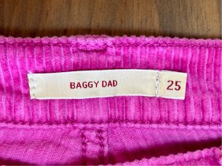 Levi's Woman Baggy Dad Pana Fucsia - Size 40
