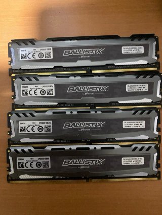 Memoria RAM Ballistix 32GB (4x8GB) DDR4
