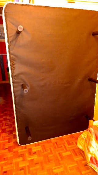 Base Tapizada acolchada, 6 patas