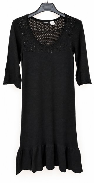 Vestito nero traforato La Redoute