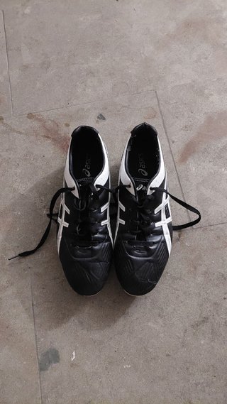Scarpe da calcio Asics uomo nere e bianche