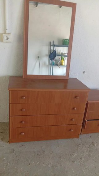 Dormitorio Completo con Somier 135cm