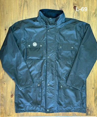 Chaqueta Panama Jack Estilo Barbour Negra Talla L