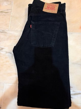 Pantalones Levi's 551 Pana Negro