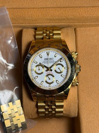 Reloj Seiko Mod Daytona 41mm Oro