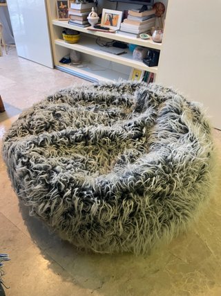 Puff de Pelo Sintético