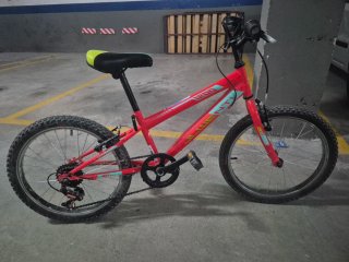 Bicicleta de Montaña Infantil Roja