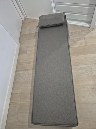 Divano letto singolo grigio