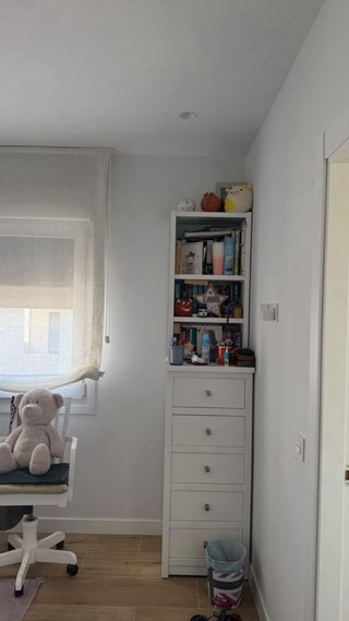 Cama Nido con Cajones y Cómoda Blanca