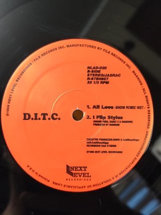 Vinilo Rap DITC - All Love 12" 1998