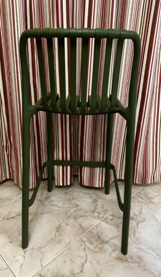 Silla alta Sklum verde
