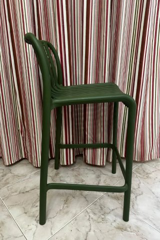 Silla alta Sklum verde