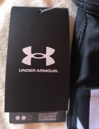 Reggiseno sportivo Under Armour nero