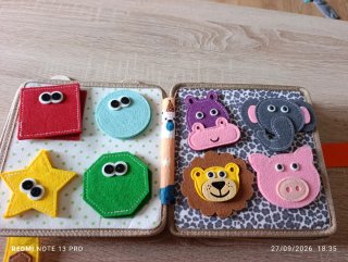 Libro fieltro infantil