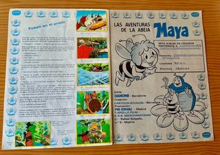 Álbum “Las Aventuras de la Abeja Maya”. Completo