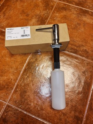 Dispensador jabón Nobili bajo encimera