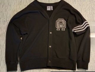 Chaqueta/Cardigan Adidas Original Vintage Negra