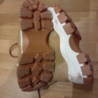 Botines Beige/Marrón Talla 40
