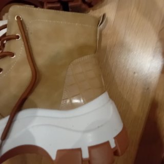 Botines Beige/Marrón Talla 40