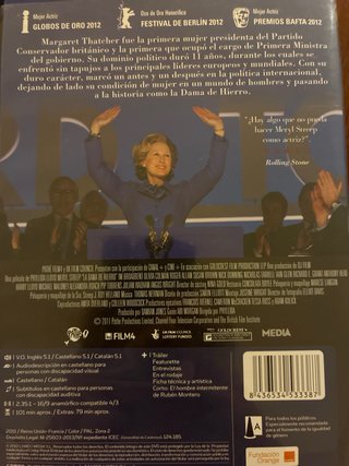DVD La Dama de Hierro