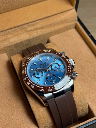 Seiko Mod Daytona Platinum 41mm