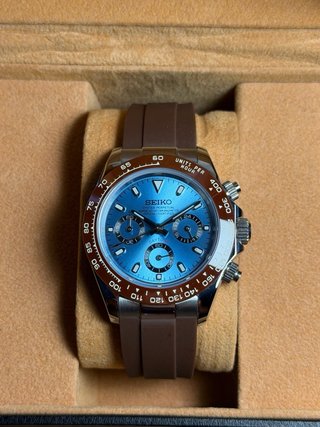 Seiko Mod Daytona Platinum 41mm