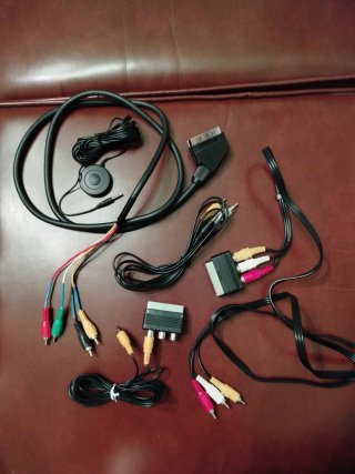Lote cables PS2/PS3 video audio