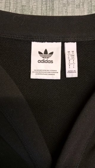Chaqueta/Cardigan Adidas Original Vintage Negra