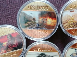 Monedas Conmemorativas Guerra de Vietnam