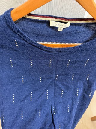 Jersey Patrizia Pepe Lana Azul Talla S