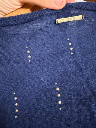 Jersey Patrizia Pepe Lana Azul Talla S