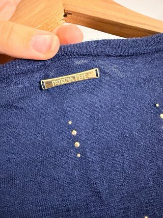 Jersey Patrizia Pepe Lana Azul Talla S