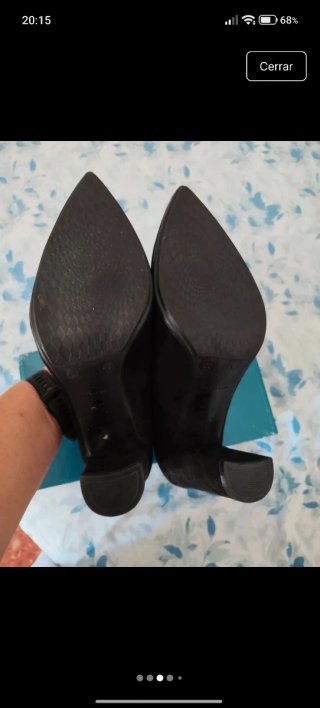 Zapatos tacón ancho Daniela Vega Piel Talla 40