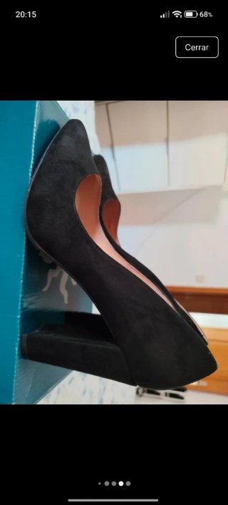 Zapatos tacón ancho Daniela Vega Piel Talla 40
