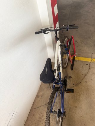 Bicicleta Denbike Blanca y Azul