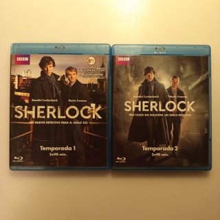 Lote Sherlock Temporada 1 y 2 Blu-ray