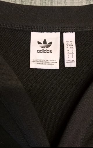 Chaqueta/Cardigan Adidas Original Vintage Negra