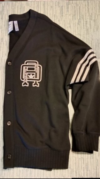 Chaqueta/Cardigan Adidas Original Vintage Negra