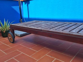 Tumbona IKEA ÄPPLARÖ Madera y Metal