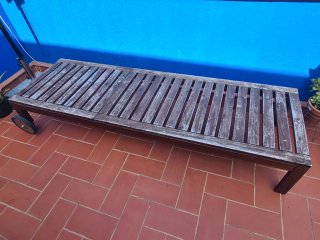 Tumbona IKEA ÄPPLARÖ Madera y Metal