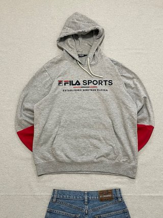 Sudadera con capucha FILA gris Talla L