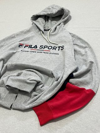 Sudadera con capucha FILA gris Talla L