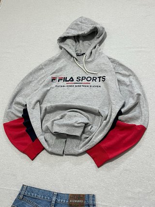Sudadera con capucha FILA gris Talla L