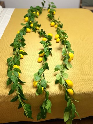 3 Guirnaldas de Limones Artificiales