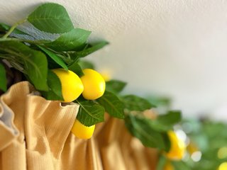 3 Guirnaldas de Limones Artificiales