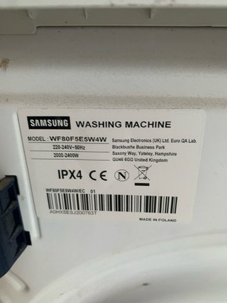 Lavadora Samsung 8kg Blanca Digital Inverter