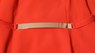 Vestido de fiesta "Alba Conde", color coral