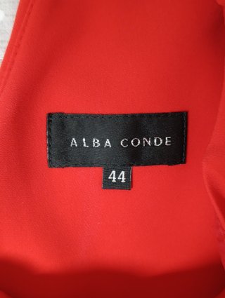 Vestido de fiesta "Alba Conde", color coral