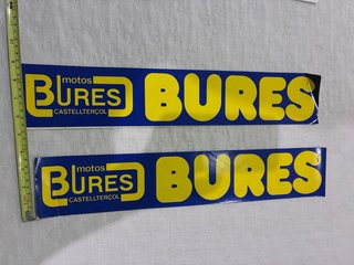 2 Pegatinas Motos Bures Castellterçol